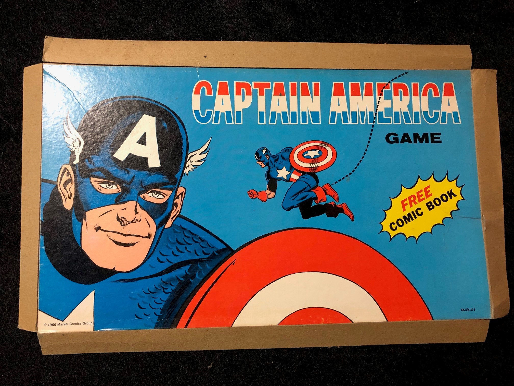 Vintage & Rare 1966 Marvel Comics Group Captain America Board - Etsy Vintage & Rare 1966 Marvel Comics Group Captain America Board - Etsy