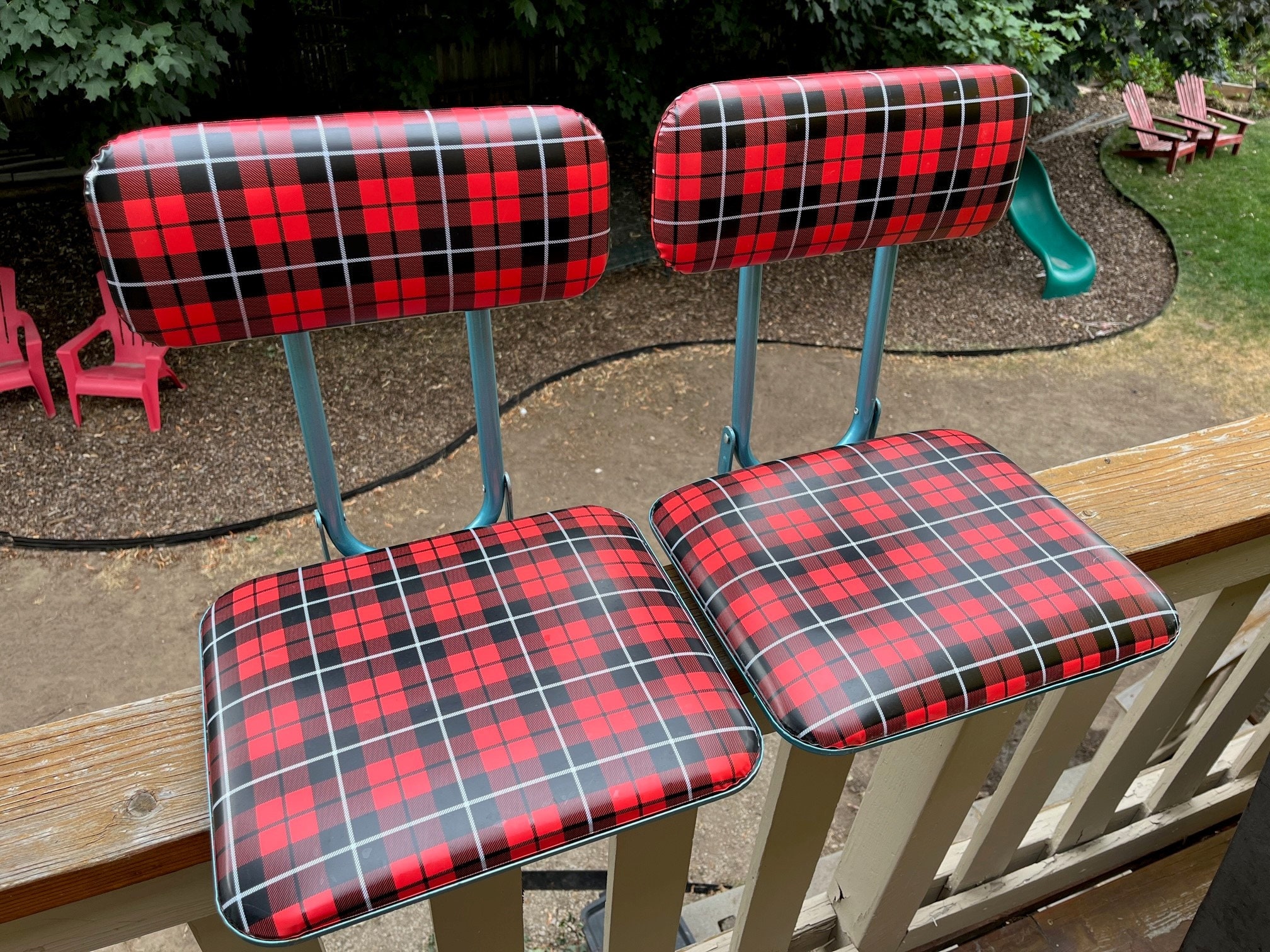 Vintage Washington Stadium Seat Cushions/pads With Handle set 
