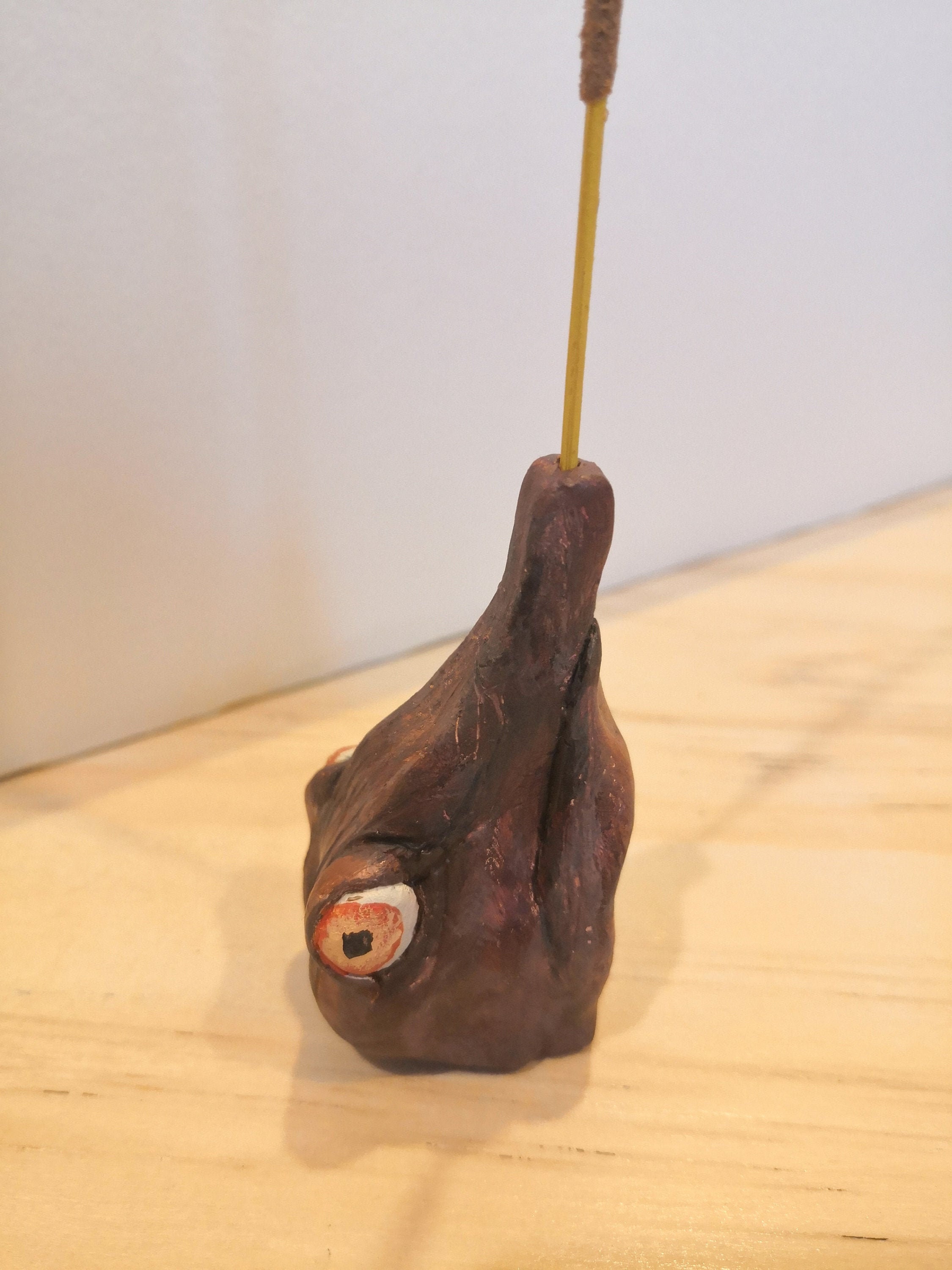 Homemade Incense Holder Burmese Peacock Softshell Turtle Etsy