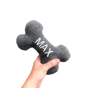 LARGE Custom Dog Toy. Personalized with Embroidered Name. Durable Dog Toys. Personalized Pet Gifts