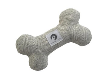 Light Grey Tweed Dog Toy