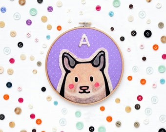 Hamster Portrait - MINI Hamster Hoop - Custom Hamster Portraits - Hamster Portrait - Embroidery Hoop Art - Pet Lovers - Gift for Pet Lovers