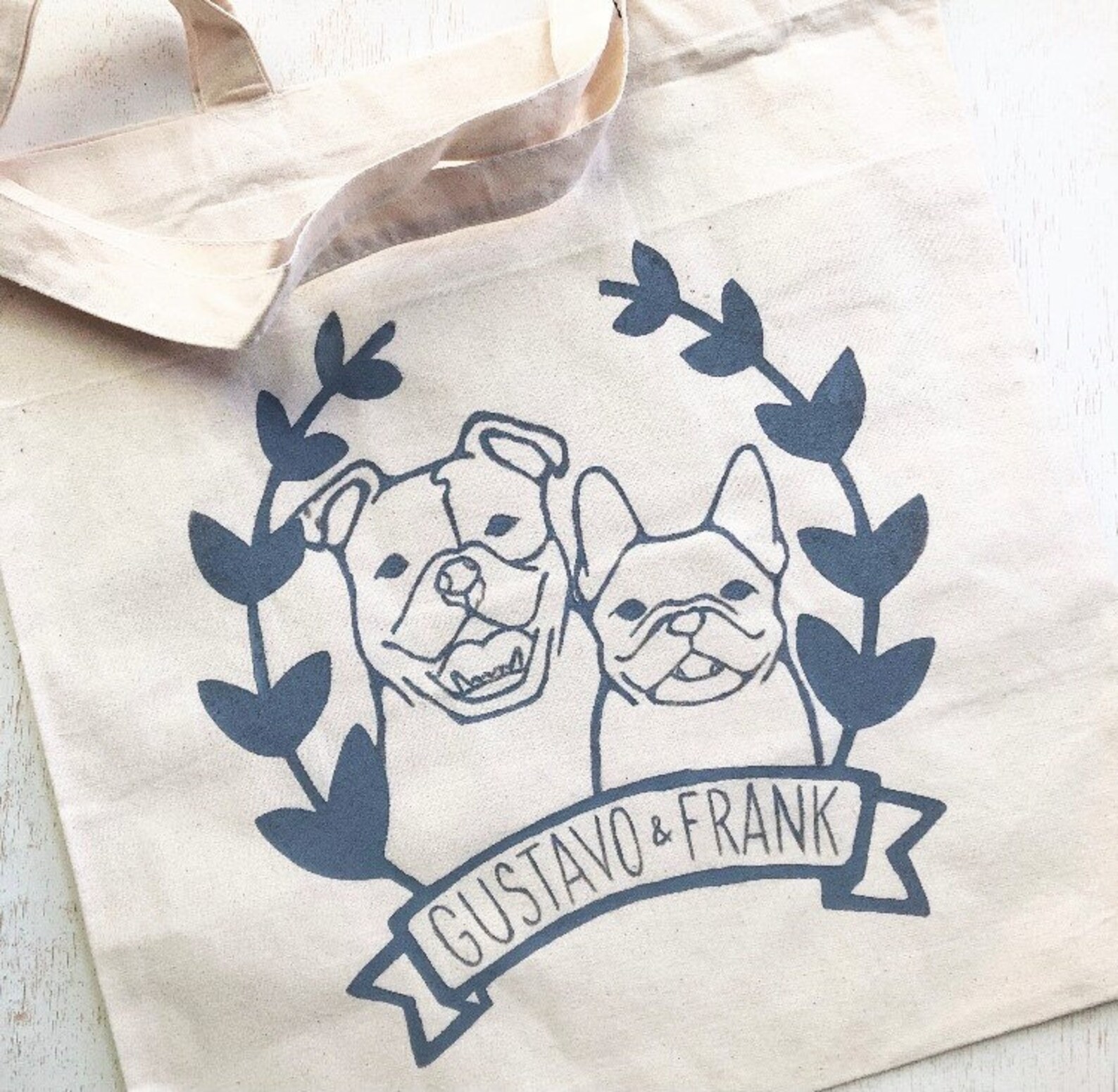 Custom Pet Tote Bag. Personalized Pet Tote Bag. Custom Pet Etsy