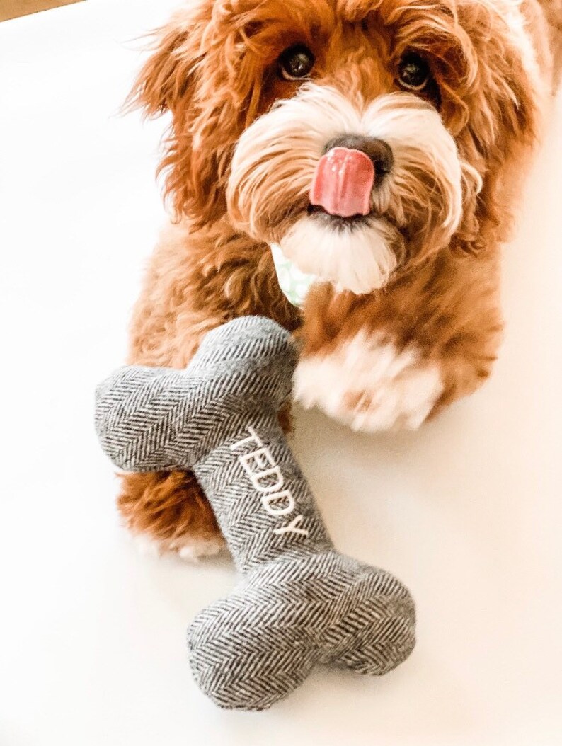 Dog Toy. Personalized Pet Toy with Embroidered Name. Durable Etsy