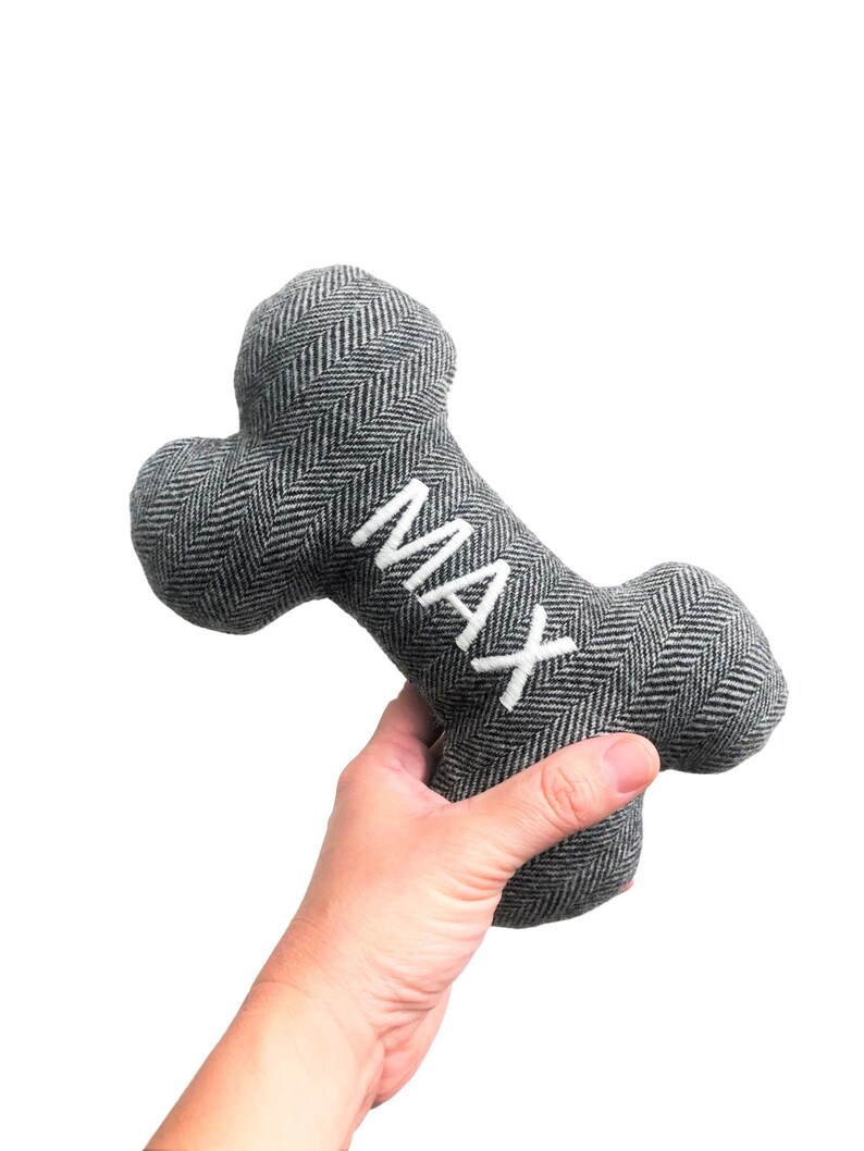 LARGE Custom Dog Toy. Personalized with Embroidered Name. Etsy