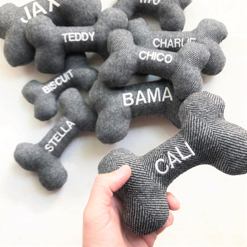 Dog Toy. Personalized Pet Toy with Embroidered Name. Durable Etsy