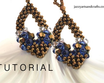 Beading Tutorial / DIY - Earrings "Jasmine"