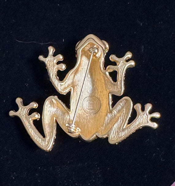 Givenchy Goldtone Multicolor Crystal Rhinestone F… - image 5