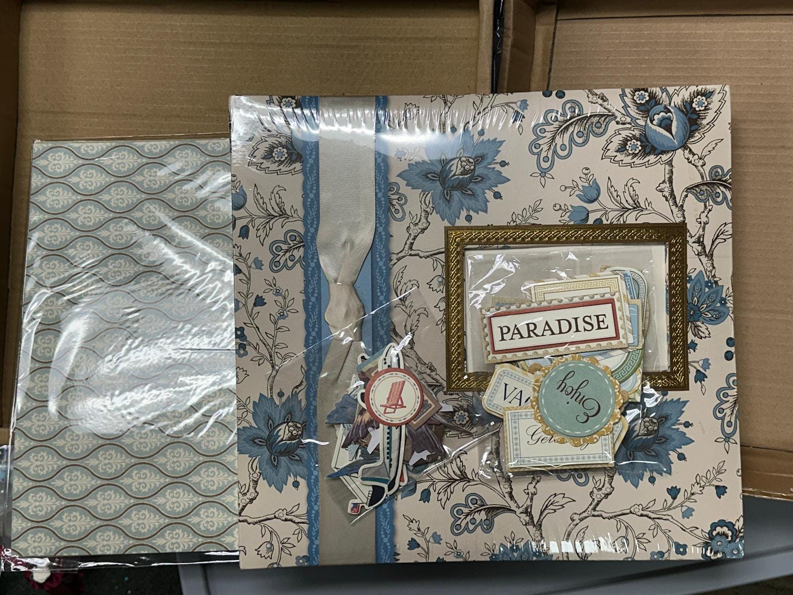 Anna Griffin Vacations Scrapbook Photo Album Kit New in Box