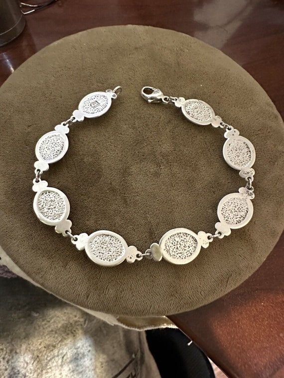 Carolyn Pollack Multi Gemstone Link Bracelet 8 1/4 - image 5