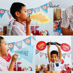 Circus Photo Props Printable DIY 14 Circus Props Carnival Circus