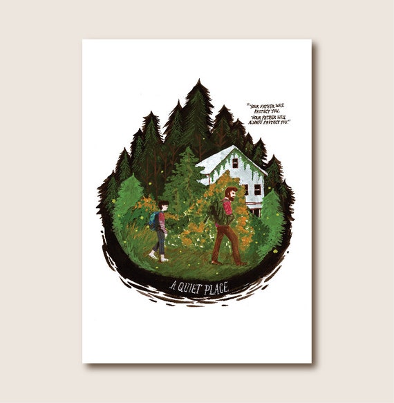A Quiet Place Movie Poster Wall Art A3 Size Movie Prints Etsy
