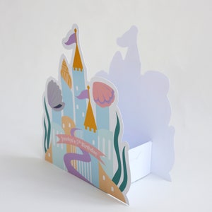 Mermaid Castle Centerpiece Printable | Little Mermaid Centerpiece | Mermaid Birthday Party ...