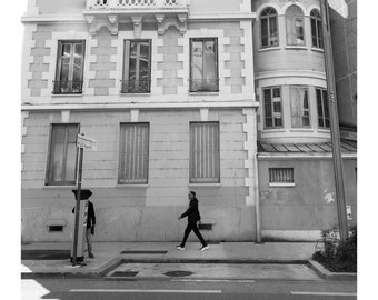 Photographie Noir Blanc/Lyon/Téléchargement Numérique/Ville de France/Affiche Imprimable/Voyage/Straatfotografie/Décoration d'intérieur