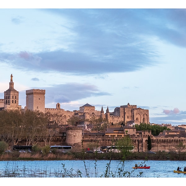 Photographie Couleur / Avignon / Téléchargement Numérique / Ville de France / Provence / Palais des Papes / Affiche Imprimable / Voyage