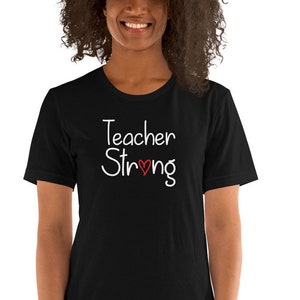 Teacher Strong, Teacher, Teacher Gifts, Middle School Teacher Shirt, Teacher Gifts , Fall Teacher Shirt, Winter Teacher Tshirt