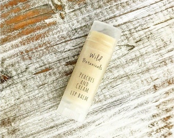 Peaches and Cream Lip Balm, All Natural