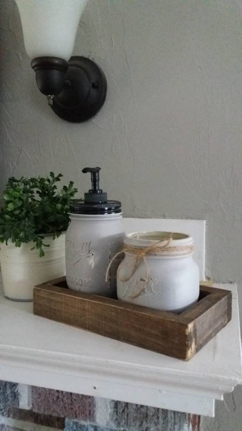 mason jar soap pump set