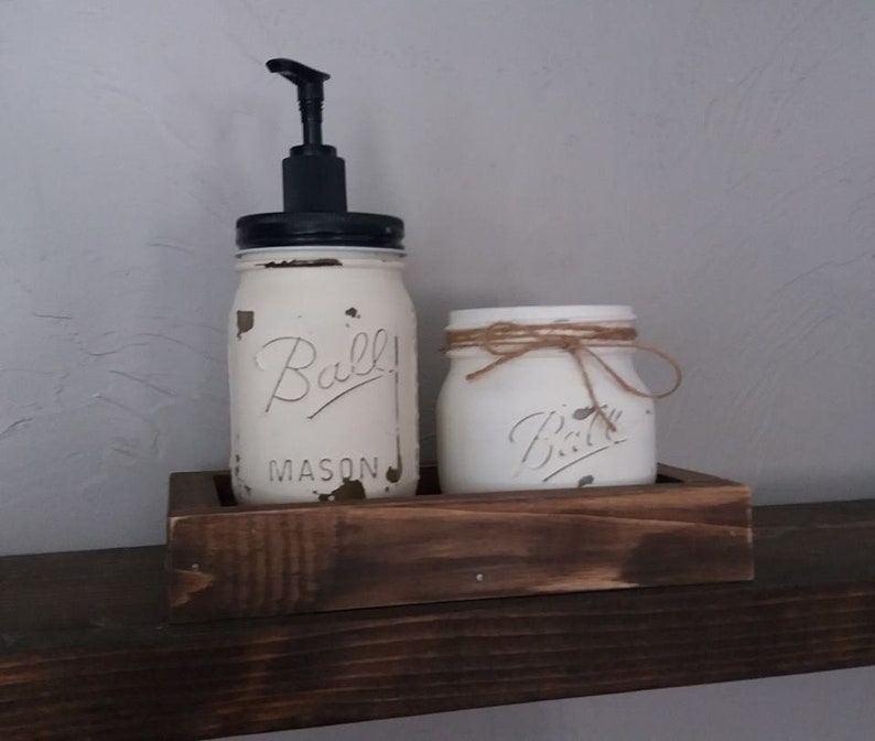 mason jar soap pump set