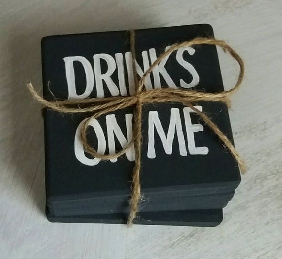 Drinks on Me - Get Better Soon Coaster