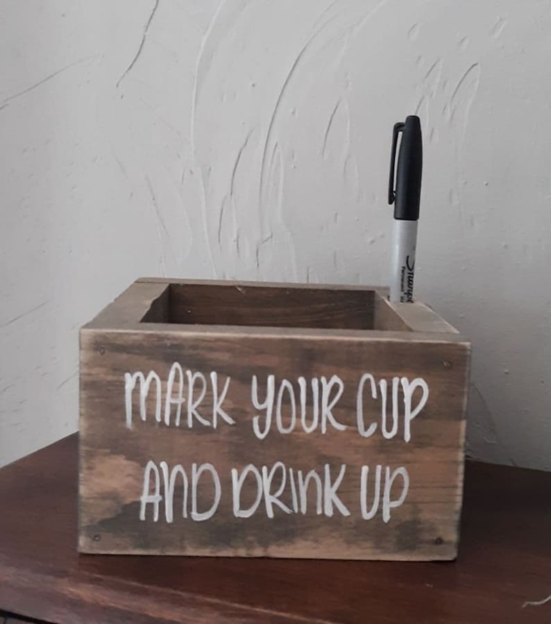Solo Cup Holder Cup Holder Cup Holder With Sharpie Cutout Etsy