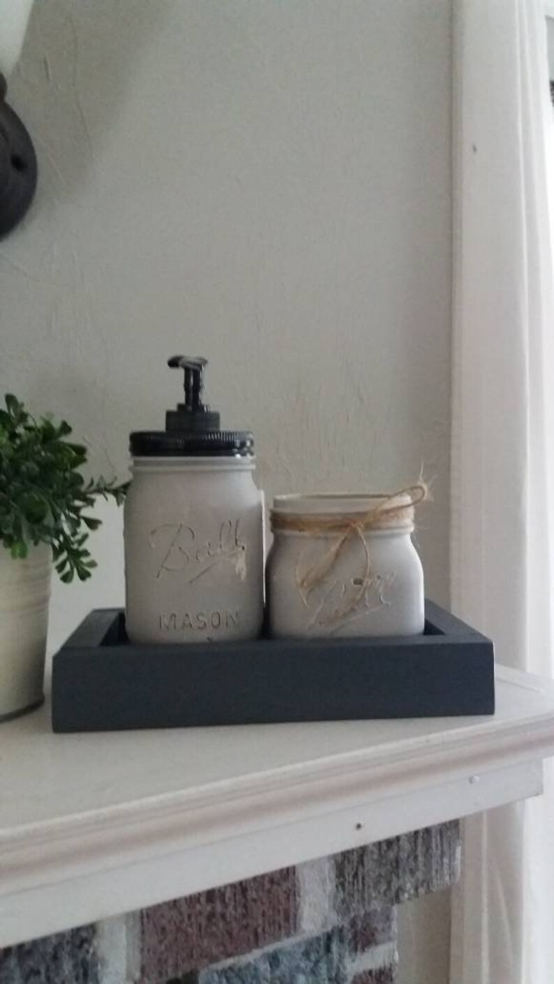 mason jar soap pump set