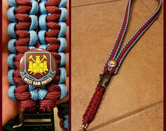 Westham United Paracord ID Lanyard