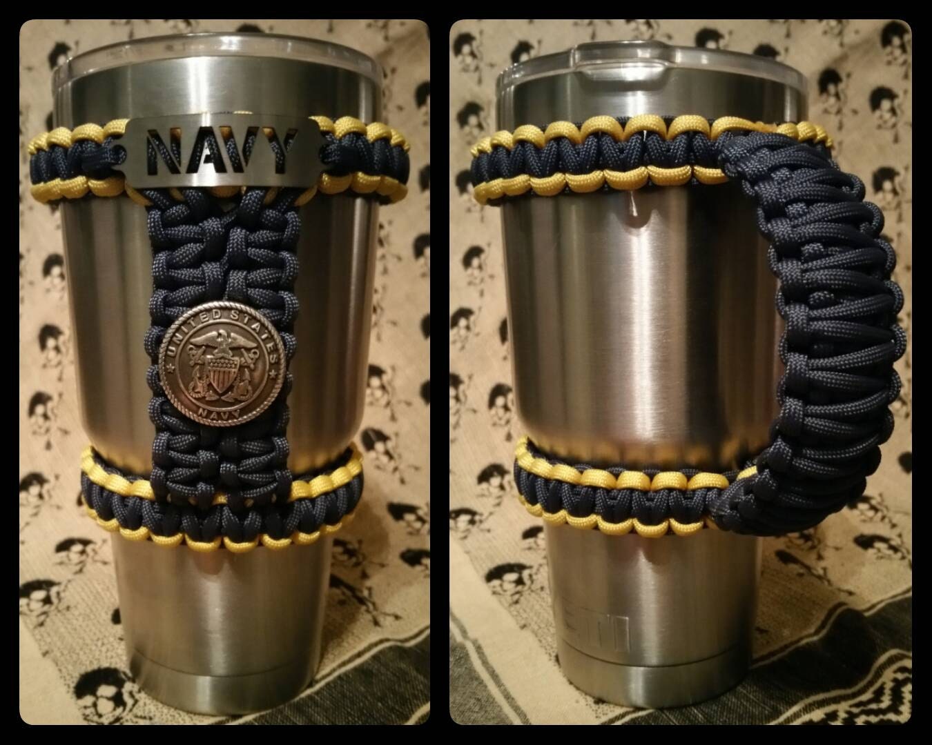 The Simplest and the Strongest Paracord Yeti Handle - Adjustable Sliding  Locking Knot / Cobra Weave 