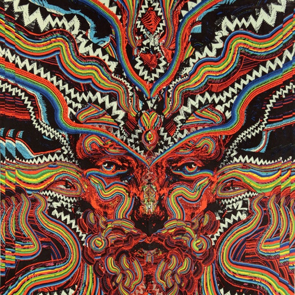 Psychedelic 3D Bicycle Day Tapestry Trippy 60 X 90 hippie art wall hanging  Albert Hofmann