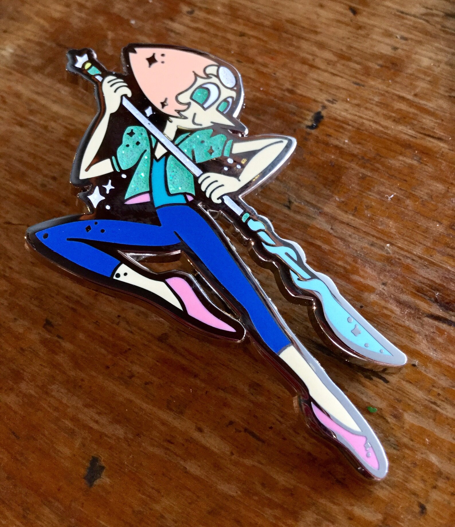 Steven Universe Pearl Enamel Pin | Etsy