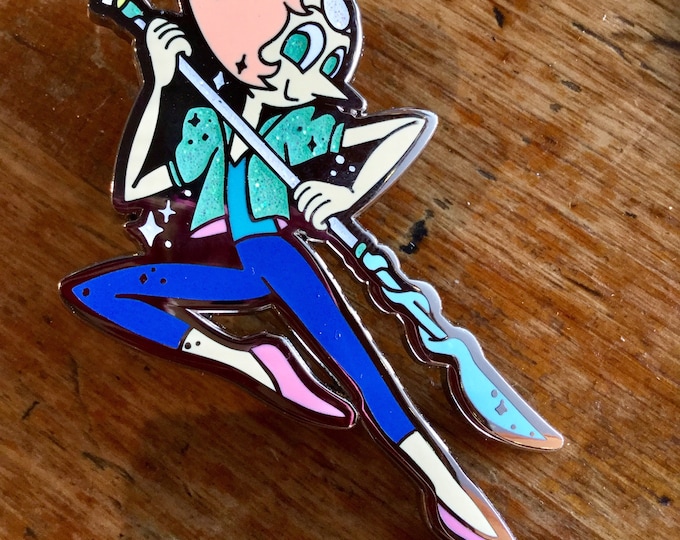 Steven Universe Pearl Enamel Pin Etsy