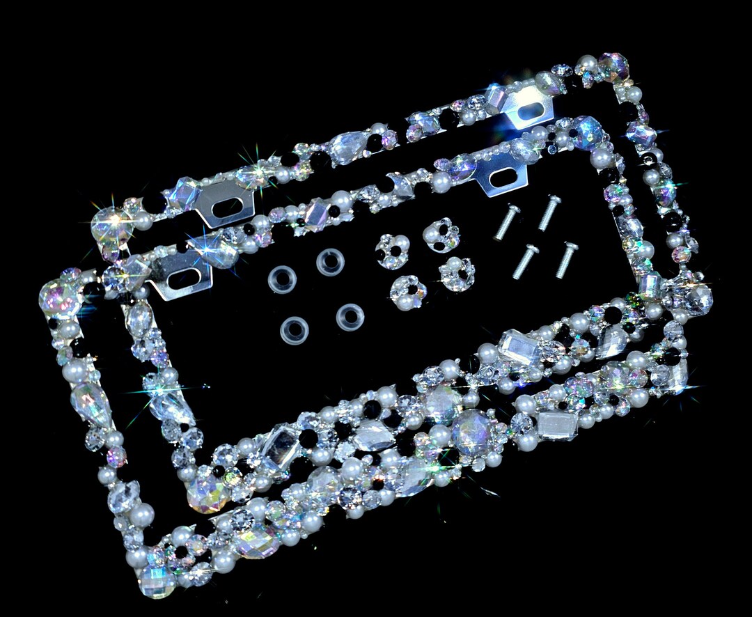 License Plate Frames Rhinestones Aesthetic Wallpaper