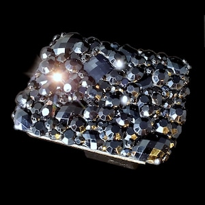 Handmade Black Crystal Rhinestone Hitch Cover - 2&quot; Receiver