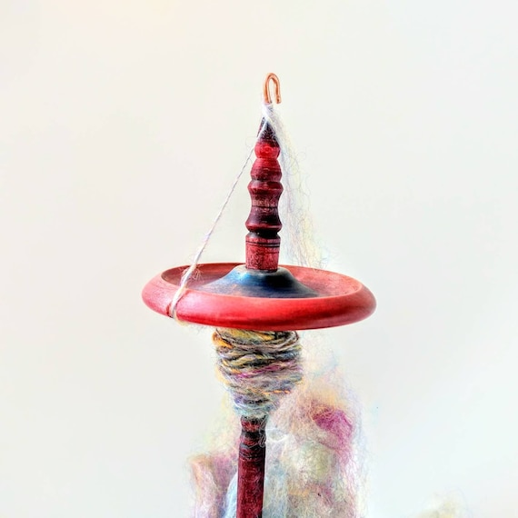 Top Whorl Drop Spindle in Sugar Maple (Made to Order)