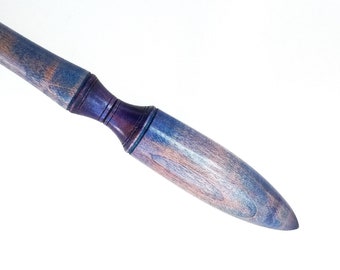 Russian Spindle for Hand Spinning in Hand-Dyed Sugar Maple (Made to Order)