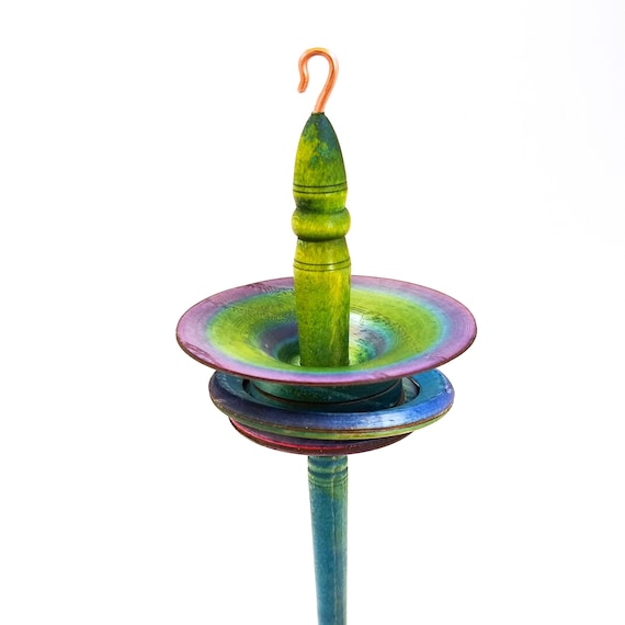 Dragon Fly Top Whorl Drop Spindle in Sugar Maple (Made to Order)