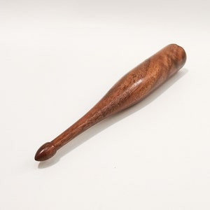Dealgan Scottish Drop Spindle for Handspinning in Black Walnut  (Made to Order)