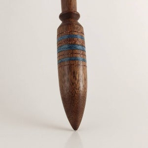 Russian Spindle Black Walnut with Denim (Made to Order)