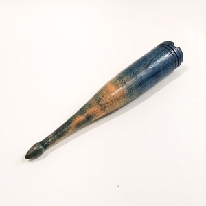 Dealgan Scottish Drop Spindle for Handspinning in Hand-Dyed Sugar Maple (Made to Order)