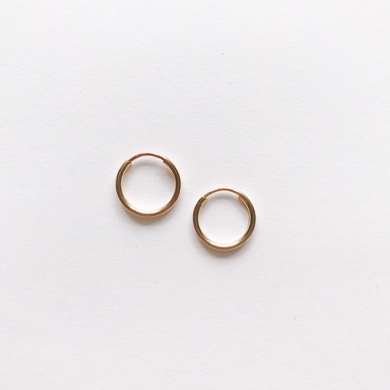 Infinity Hoop 12mm | Etsy