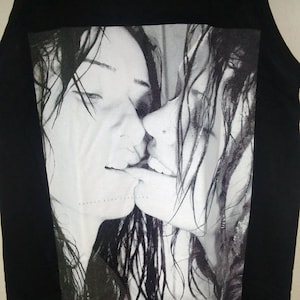 zungenkuss grunge GIRLS schwarzes skater HIPHOP Tank top