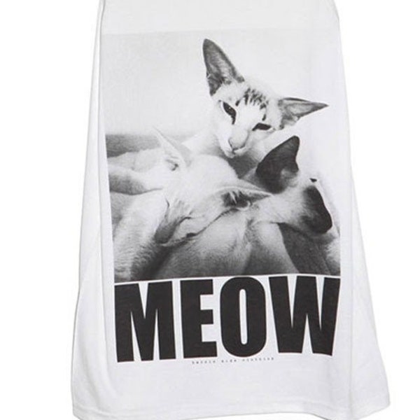 Katzen MEOW Tank Top GRUNGE fashion shirt