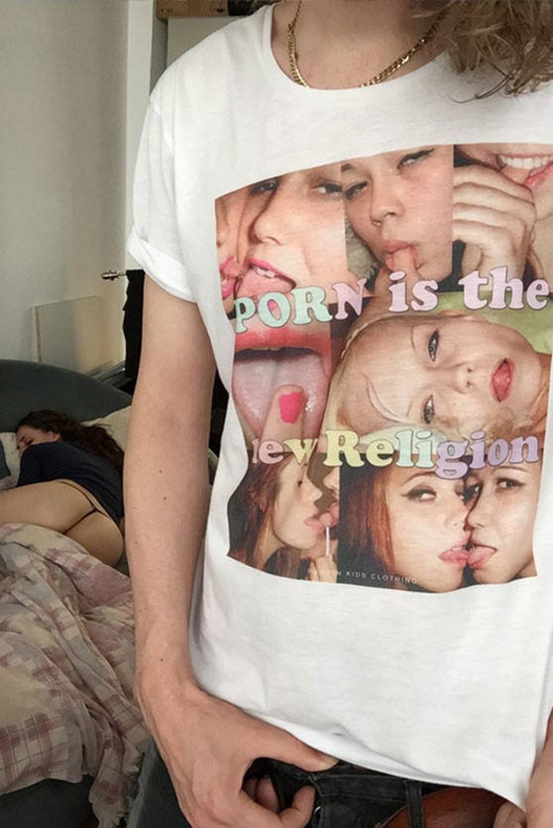 Porn Graphic - Kissing GIRLS Hot PORN Graphic DESIGNER T-shirt - Etsy New Zealand