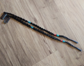 Jedi Braid - Clip On Cosplay Accessory - Anakin Skywalker - Choose Your Color! - Synthetic Braid Extension for Easy Costume Hair Styling