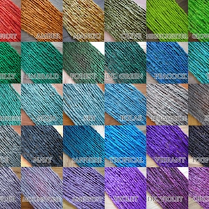 Kanekalon Fiber Color Sample - Special Order Chart Swatch of Vegan Synthetic Fiber for Color Matching!