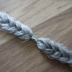Fancy Fishtail Beaded Boho Braid Extensions - Choose Your Color! - Synthetic Hair Extension Accessory for Easy Costume Hair Styling