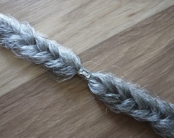 Extensiones de trenza boho con cuentas de cola de pez elegantes: ¡elige tu color! - Accesorio de extensión de cabello sintético para peinar fácilmente el disfraz.