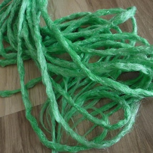 Synthetic Dreadlocks - Custom Color Blend - Kiwi - Crocheted Natural Texture Dreads Made to Order