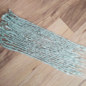 Synthetic Dreadlocks - Lichen Set of 10 SE - Natural Texture Microthin Dreadlock Extensions In Stock