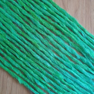 Synthetic Dreadlocks - Aquarius Ombre 10 Ends - Pencil Thin Dreadlock Extensions In Stock Ready to Ship!